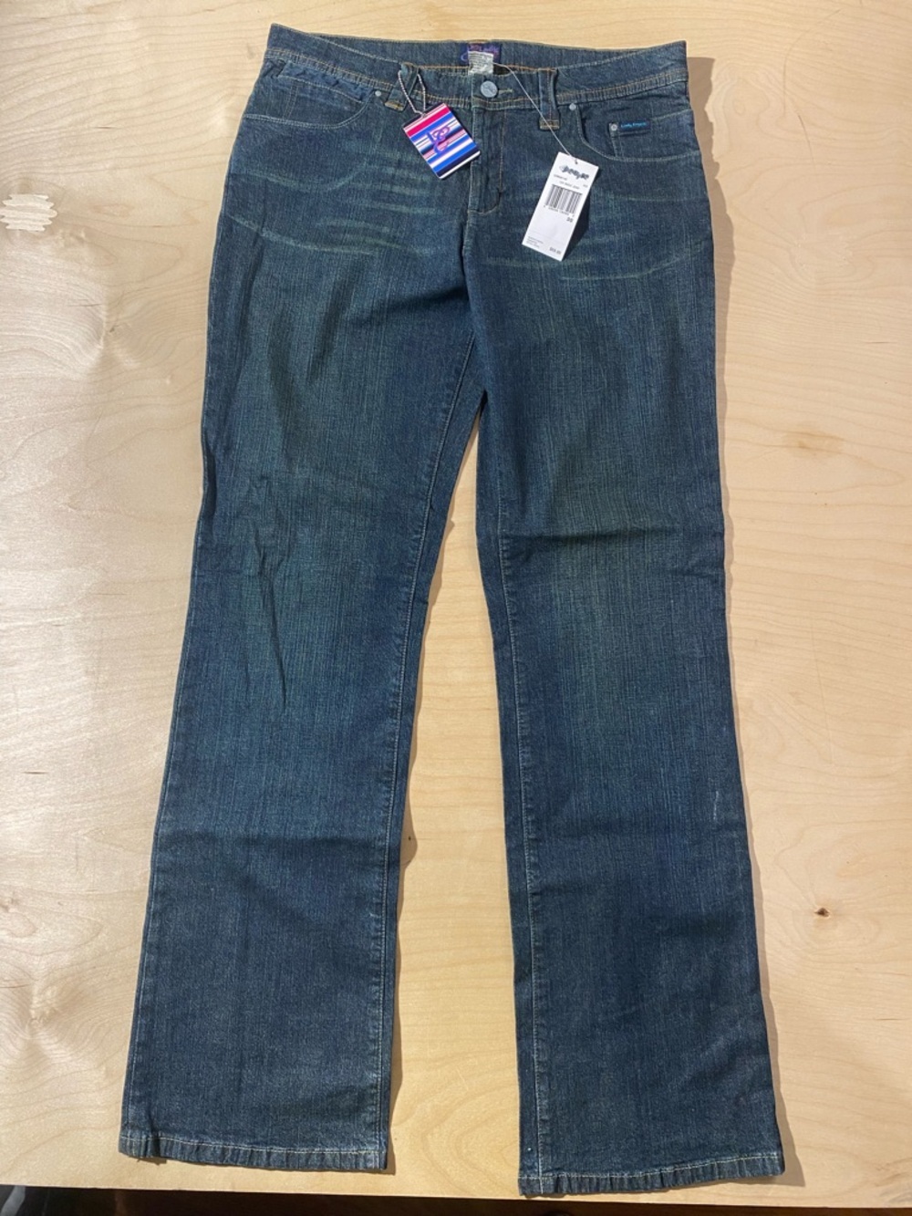 Y2K Lady Enyce Women’s Dark Blue Straight-Leg Jeans 30 (RB)